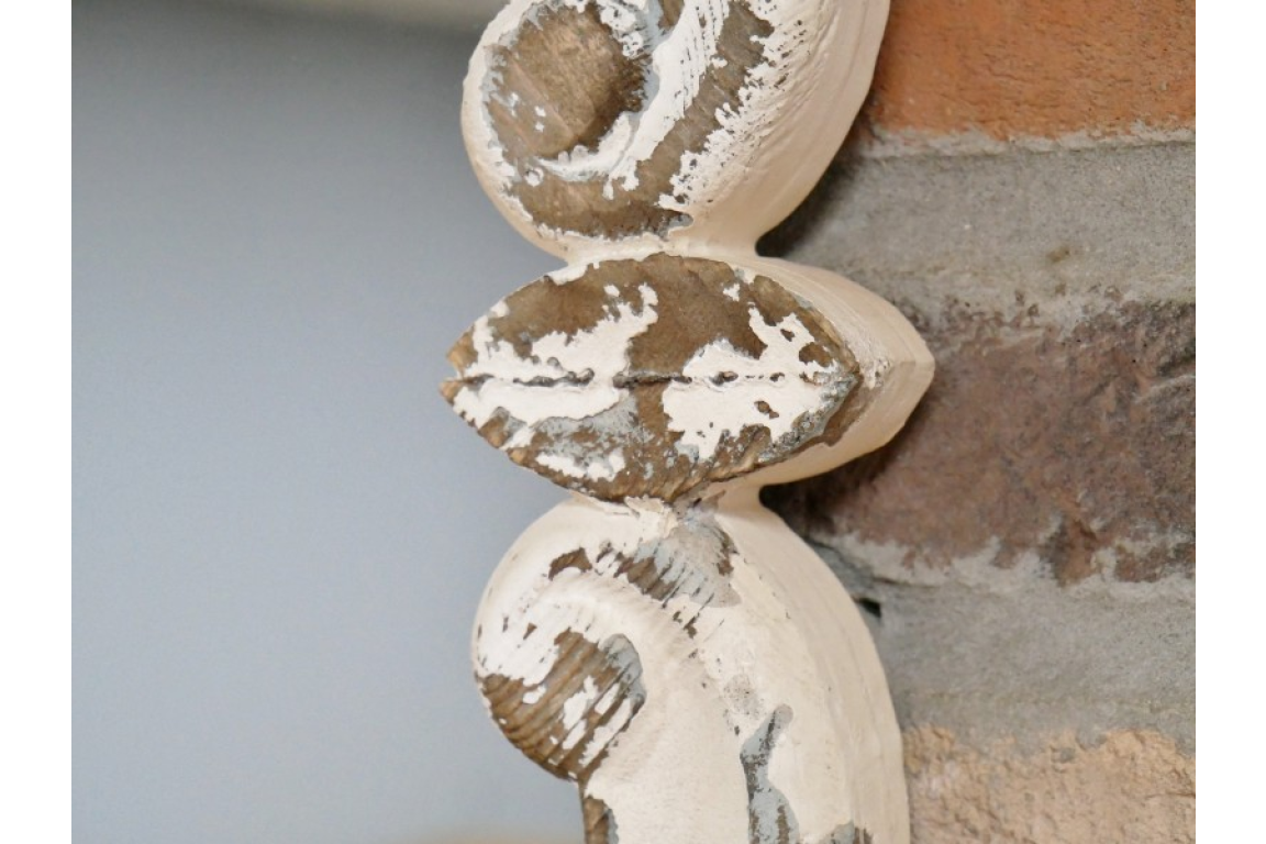 Round Rustic Mirror