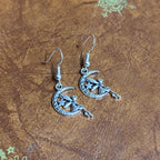 Flying Fairy Charm Drop Earrings