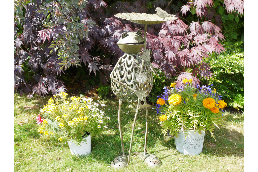 Frog Bird Feeder