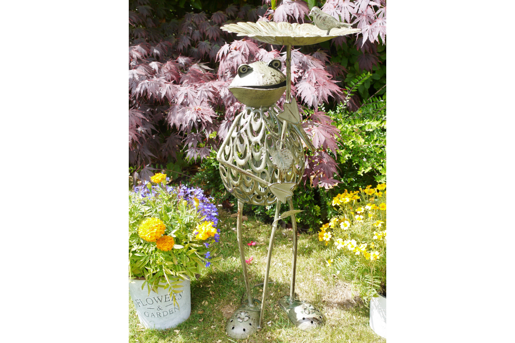 Frog Bird Feeder