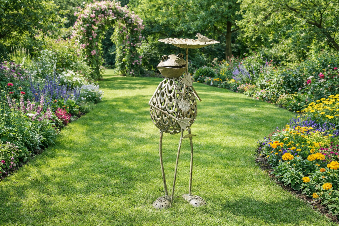 Frog Bird Feeder