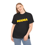Retro Mama Printed T-Shirt 100% Cotton Novelty Mum Mom Tee Birthday Mother's Day Gift