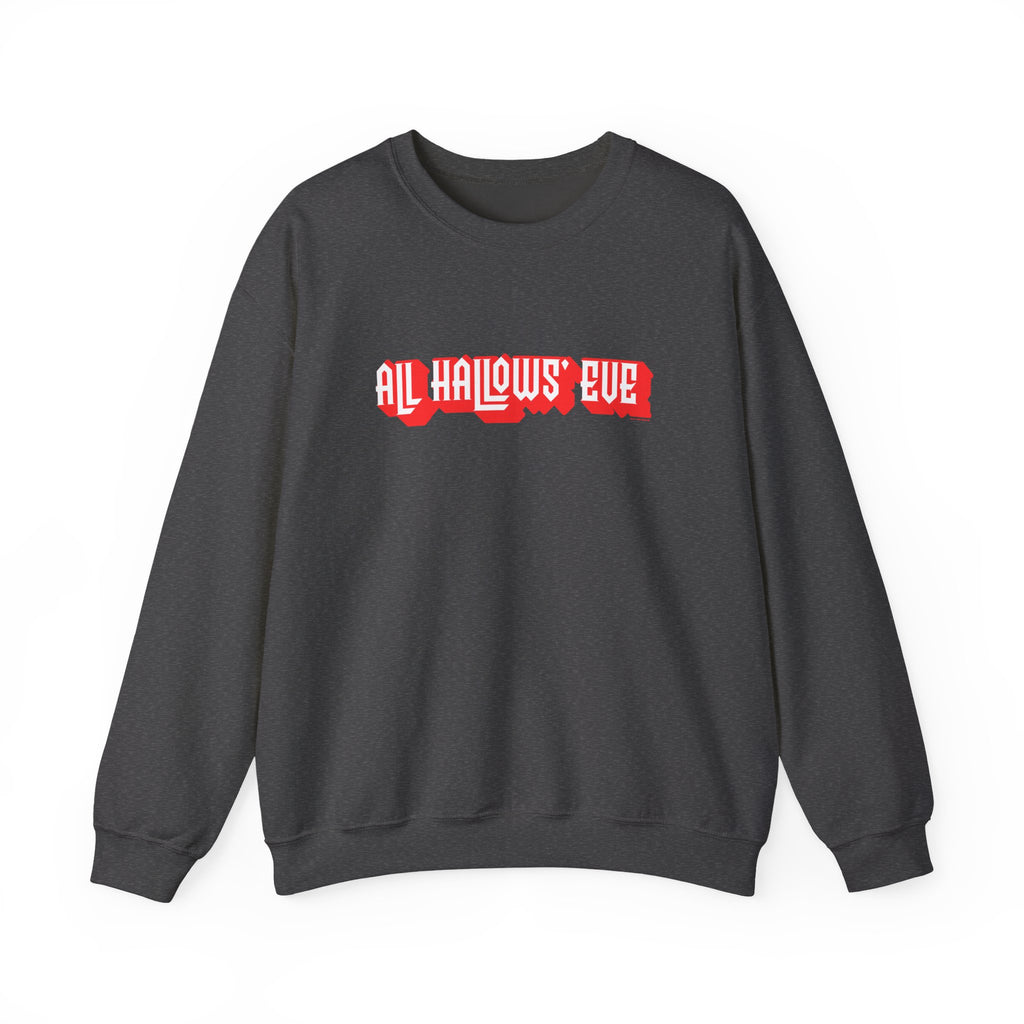 All Hallows' Eve Halloween Sweatshirt Dark Heather
