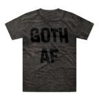 Goth AF Tie-Dye T-Shirt Mineral Black Unisex