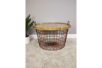 Basket With Wood Lid