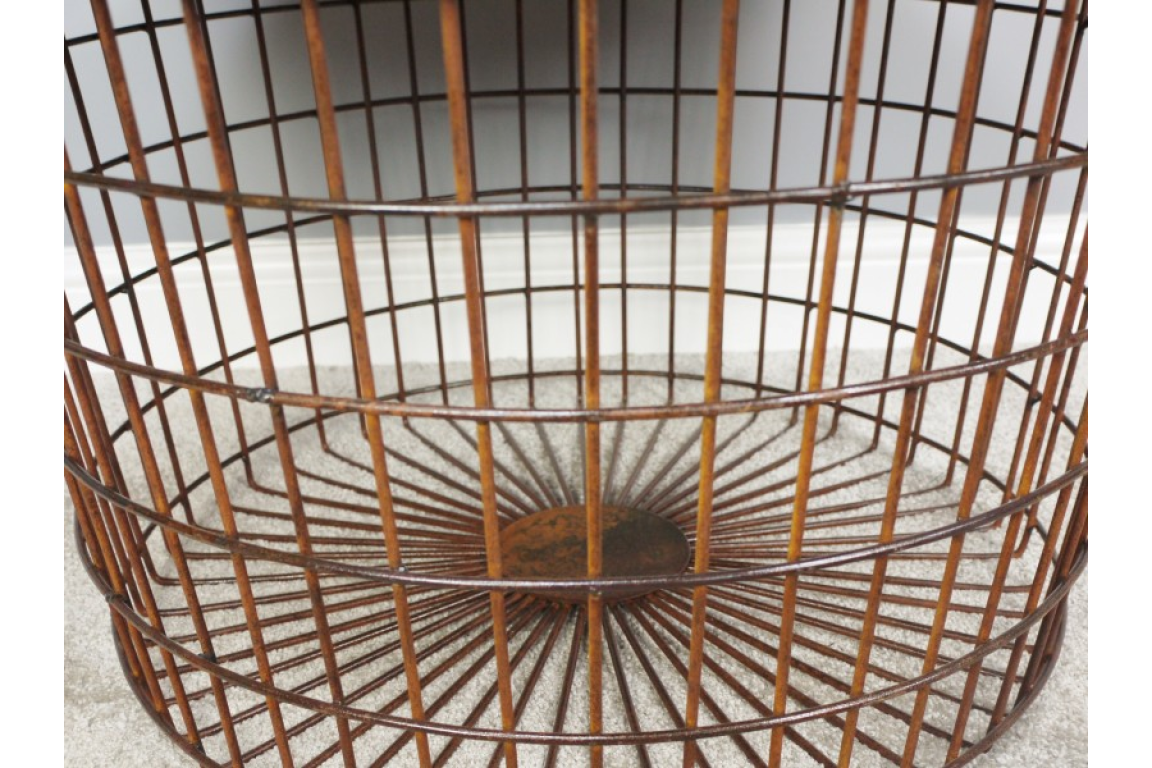 Basket With Wood Lid