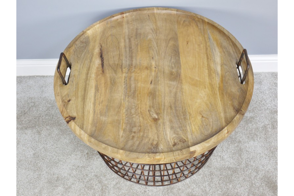 Basket With Wood Lid