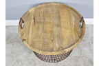 Basket With Wood Lid