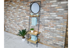 Industrial Shelves & Mirror