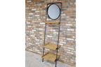 Industrial Shelves & Mirror