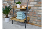 Industrial Shelves & Mirror
