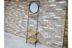 Industrial Shelves & Mirror