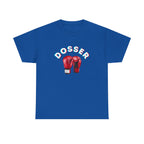 Dosser Boxing Printed T-Shirt 100% Cotton Novelty Quote Motivation Boxing Gloves Sports Tee Gift Royal