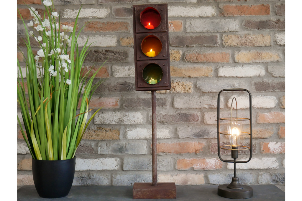 Traffic Light (Battery) Candle Holder