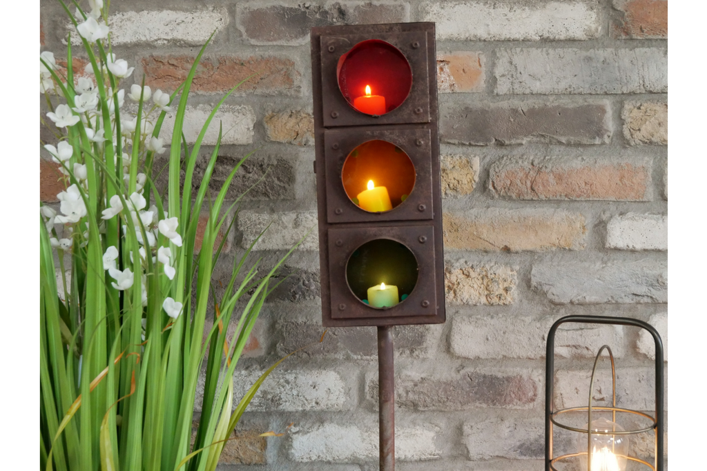 Traffic Light (Battery) Candle Holder