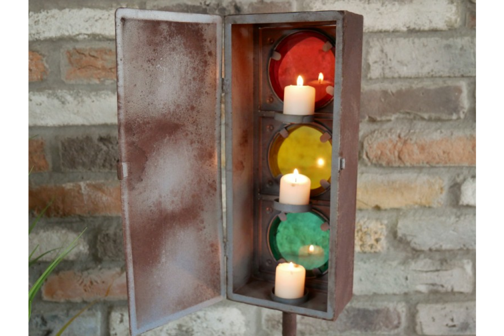 Traffic Light (Battery) Candle Holder
