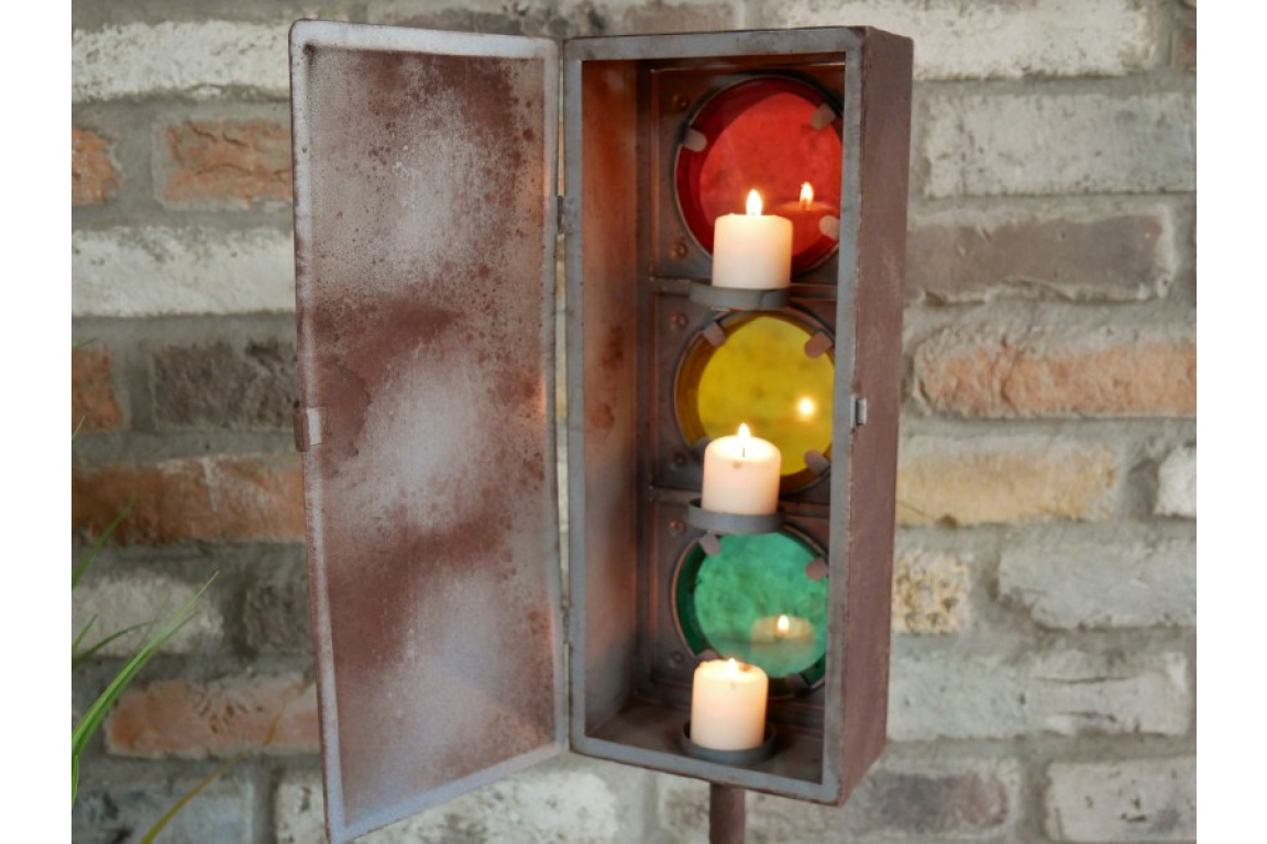 Traffic Light (Battery) Candle Holder