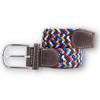 The World’s First Recycled Woven Belt – Made from Ocean Plastic Rainbow Zigzag