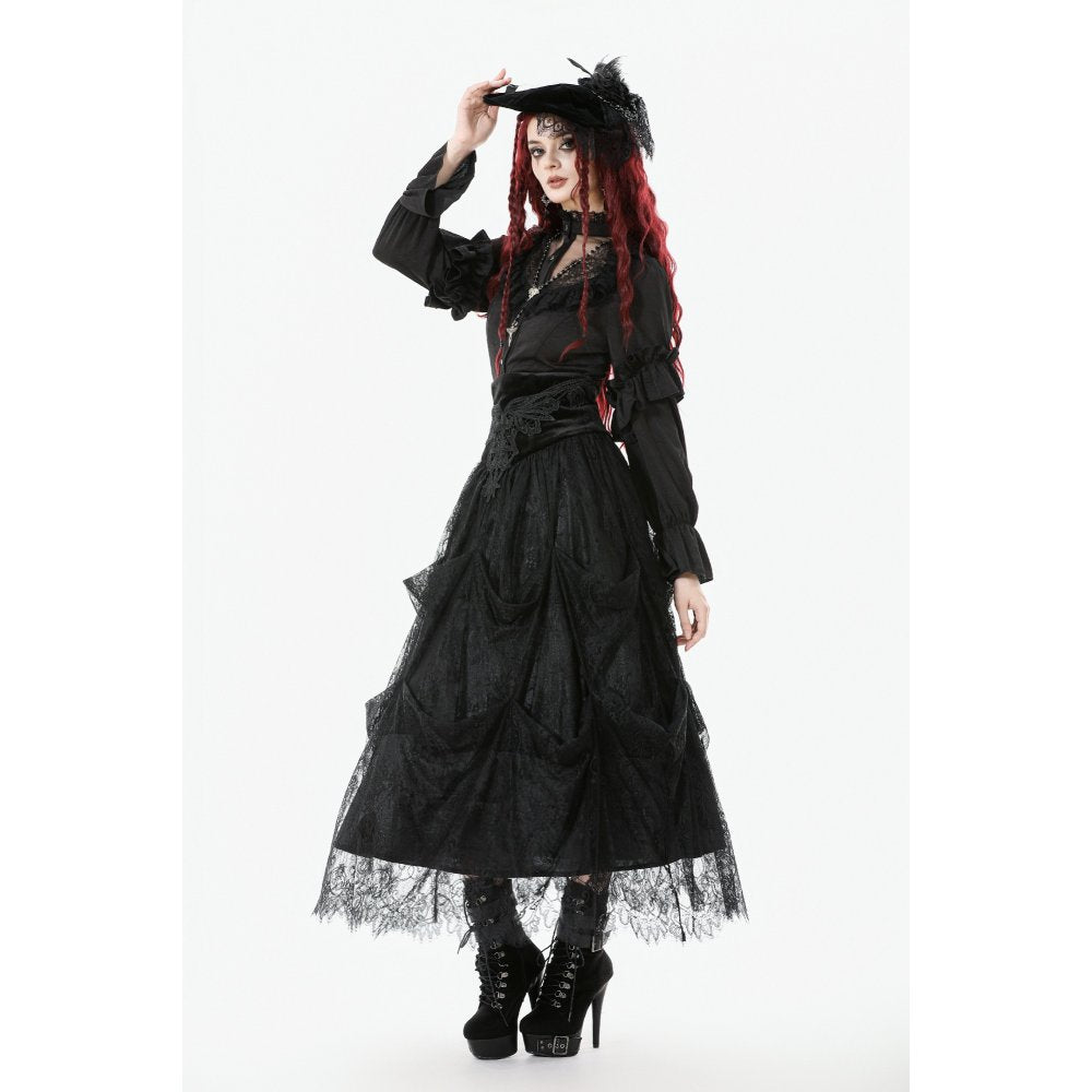 Dark in Love Gloriana Draped Maxi Skirt