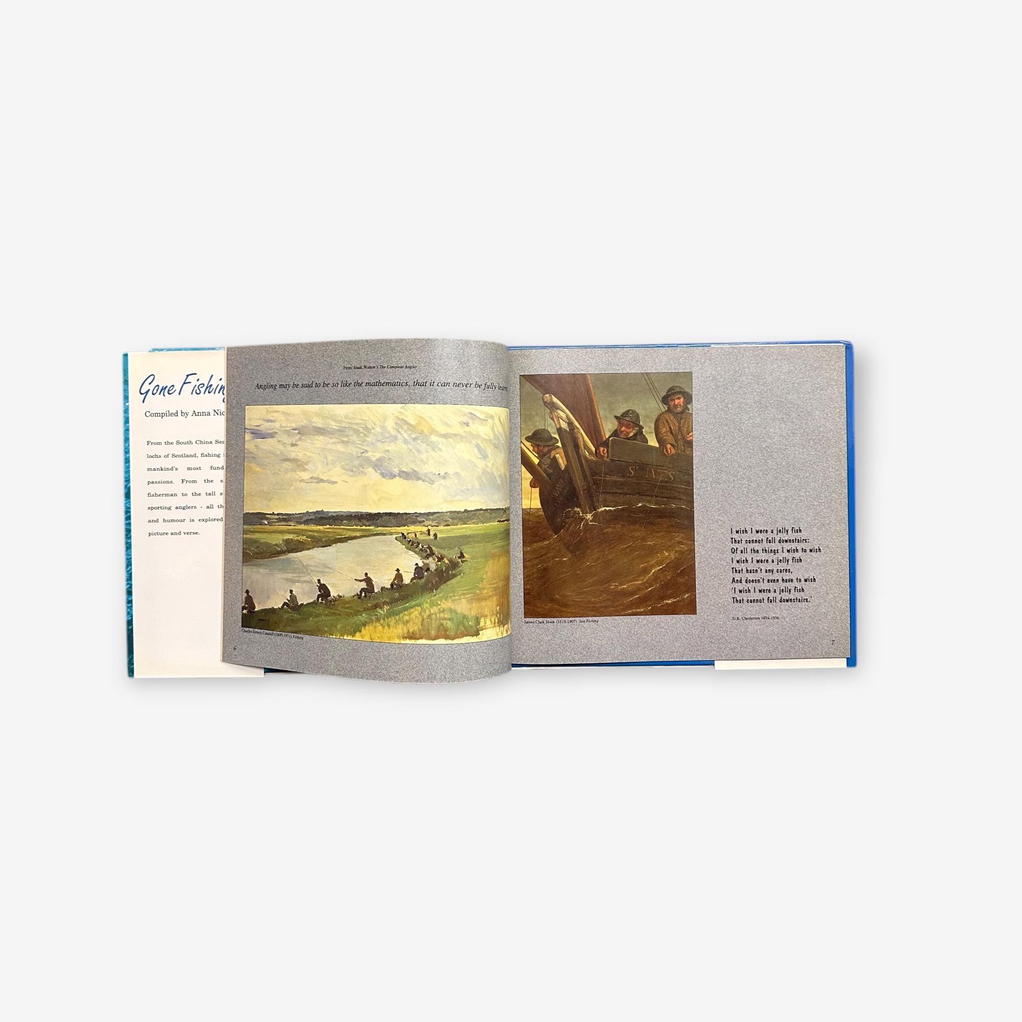 Gone Fishing! - A Selection Of Poems And Quotations - Hardback Book (Anna Nicholas) 1994