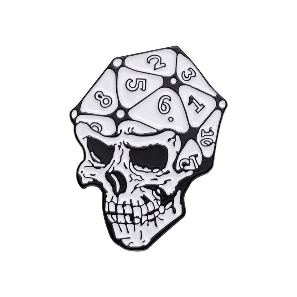 Critical Cranium Pin Badge Default Title