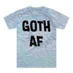 Goth AF Tie-Dye T-Shirt Lagoon Unisex
