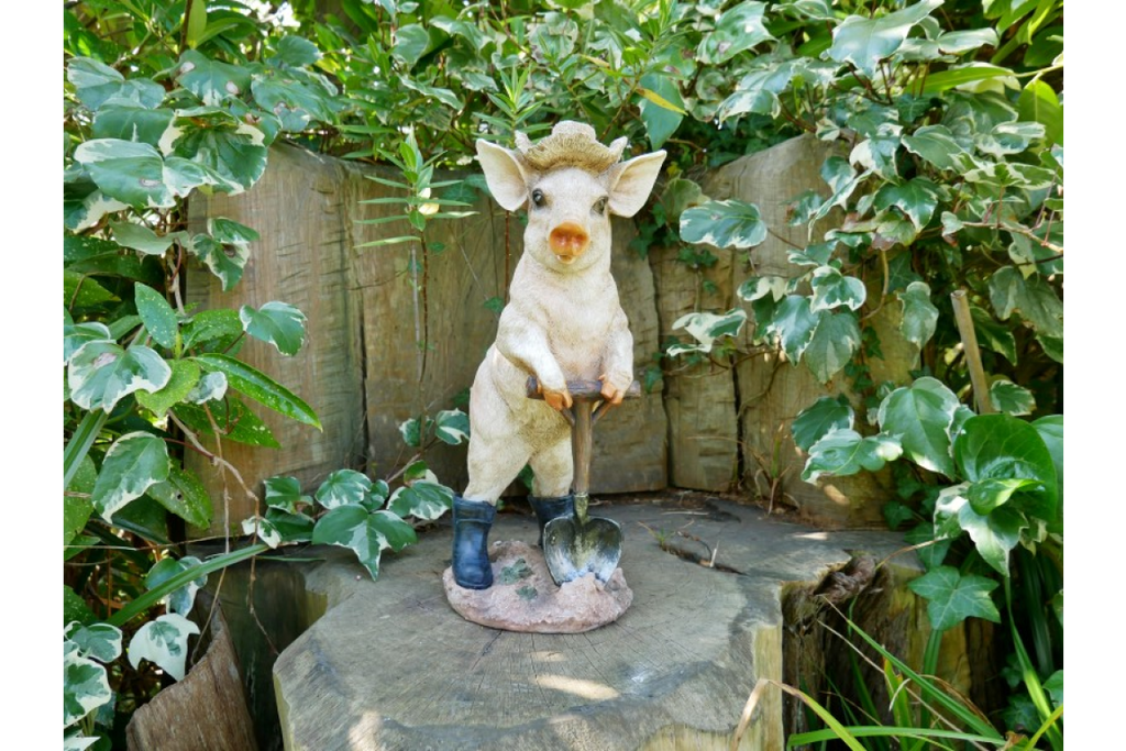 Pig With Spade
