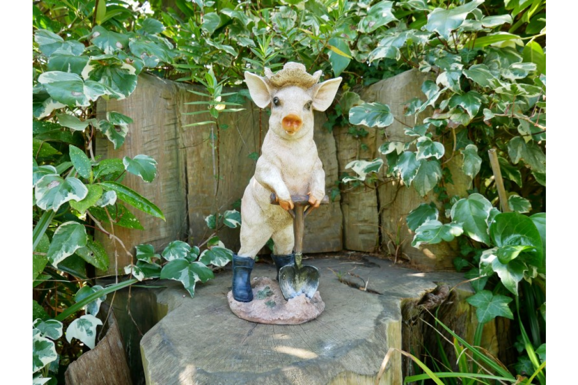 Pig With Spade