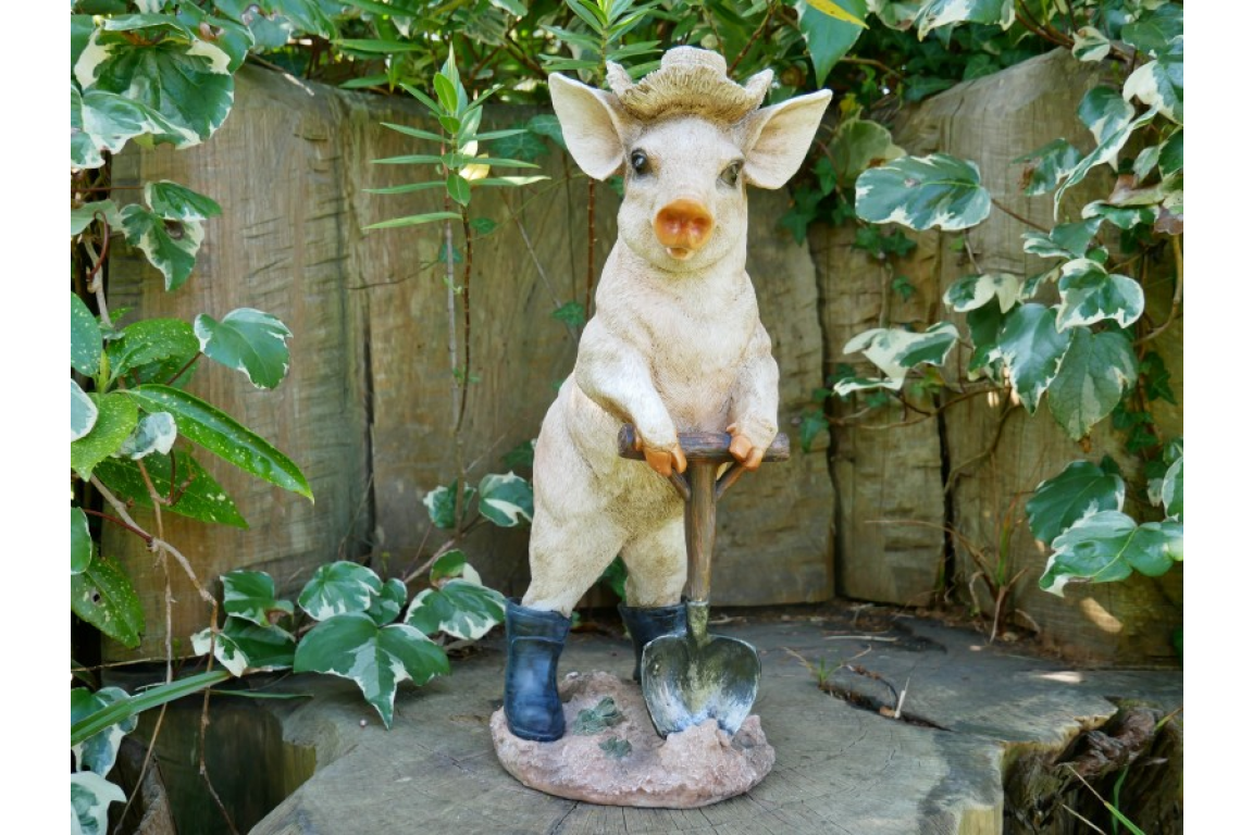 Pig With Spade