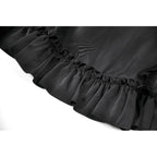 Dark in Love Gothic Victorian Lace Panel Skirt (Crimson)