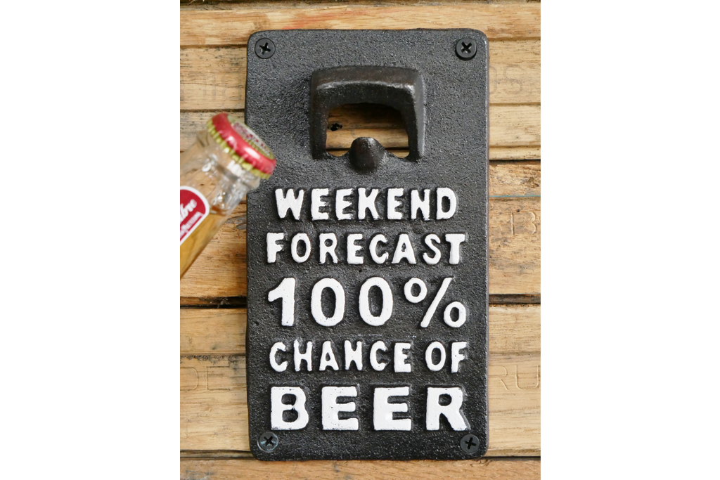Sign With Bottle Opener