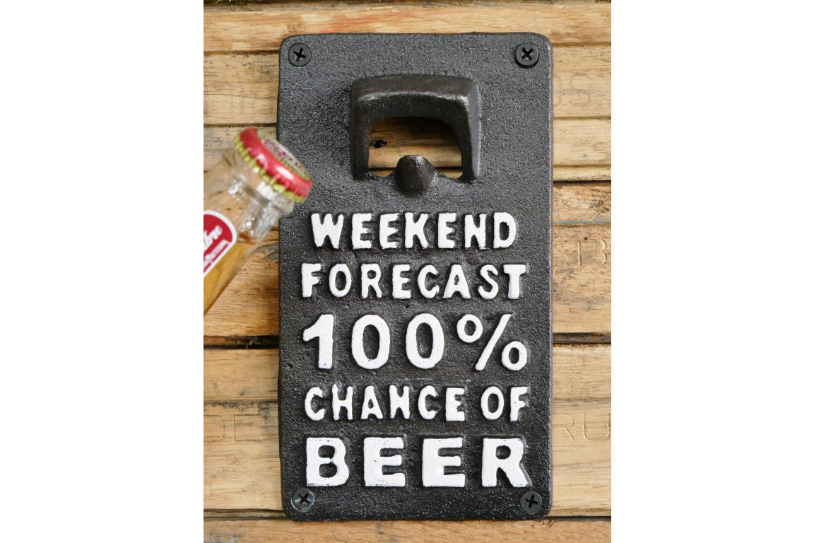 Sign With Bottle Opener