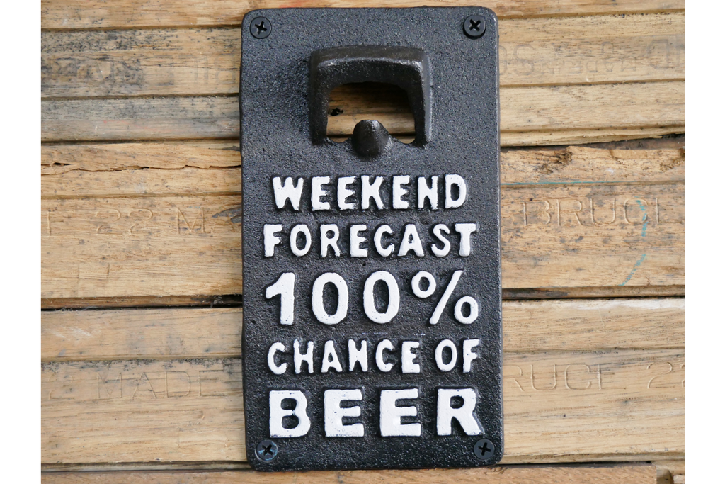 Sign With Bottle Opener