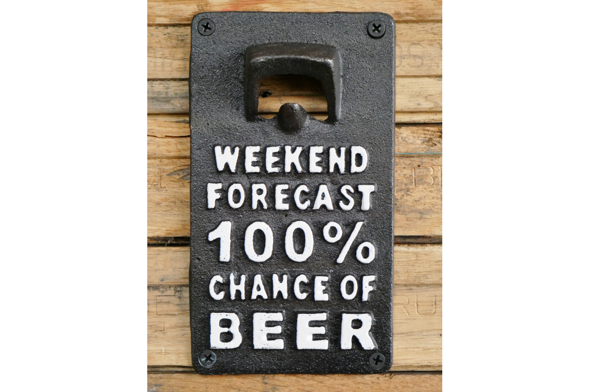 Sign With Bottle Opener