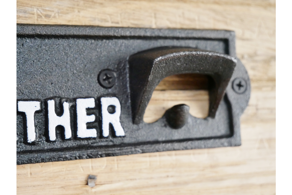 Sign With Bottle Opener