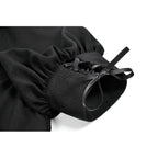 Dark in Love Gothic Lace Square-Neck Puff Sleeve Dress