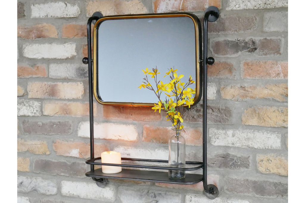 Mirror With Shelf