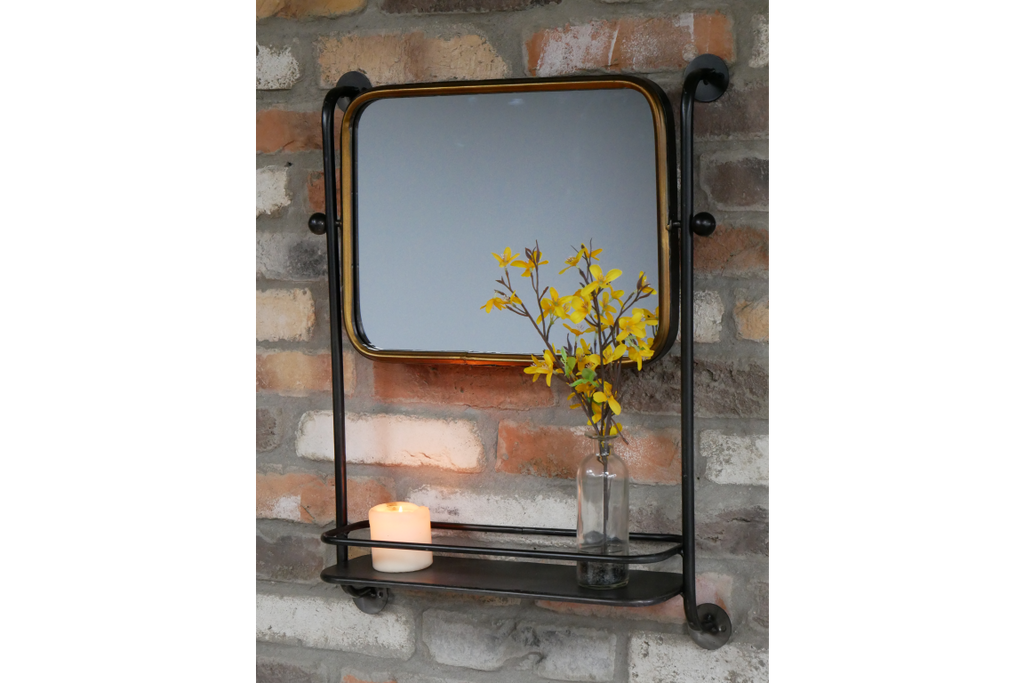 Mirror With Shelf