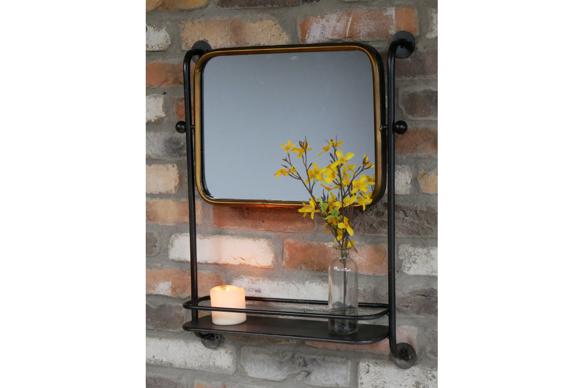 Mirror With Shelf