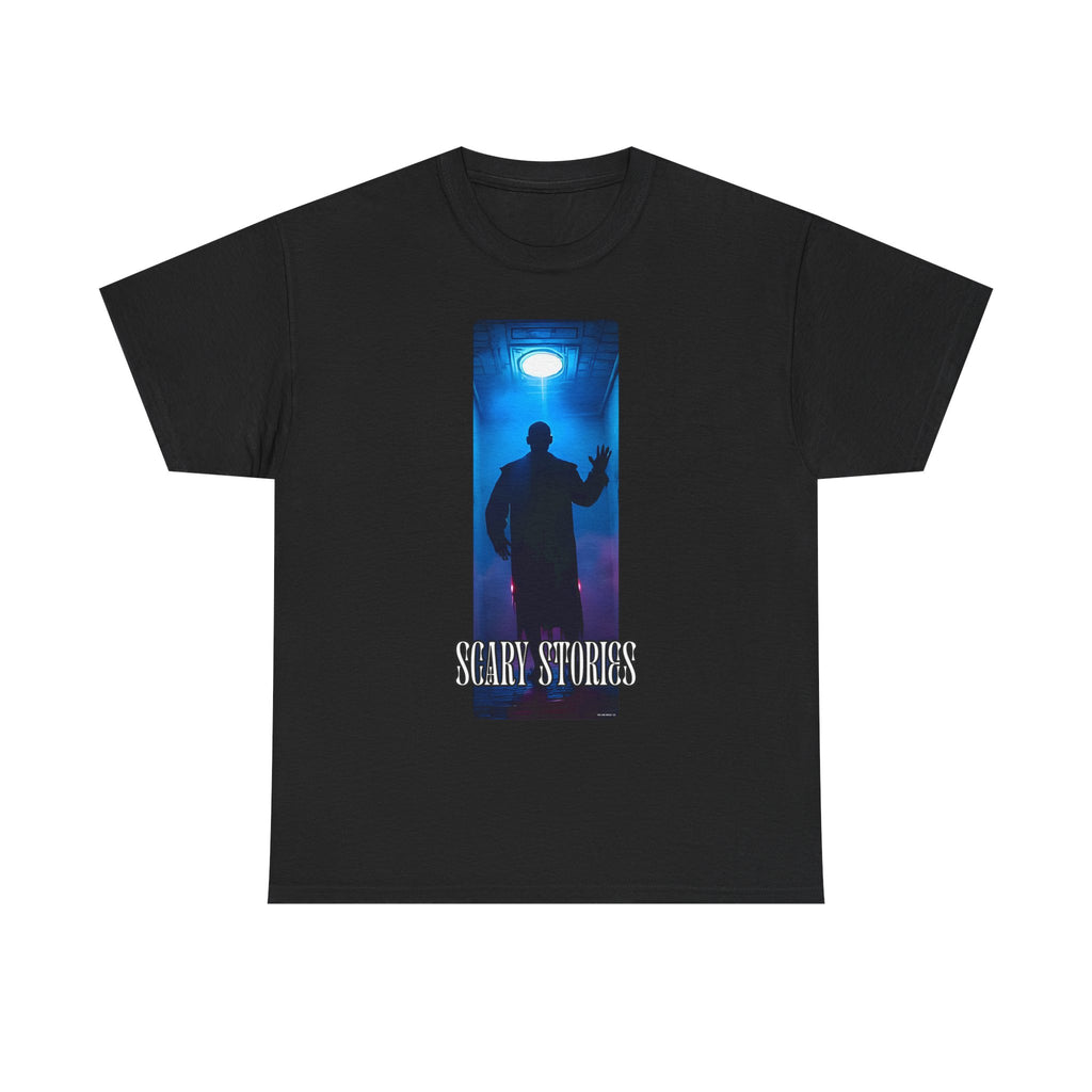 Scary Stories Halloween Printed T-Shirt 100% Cotton 80s Novelty Movie Style Tee Black