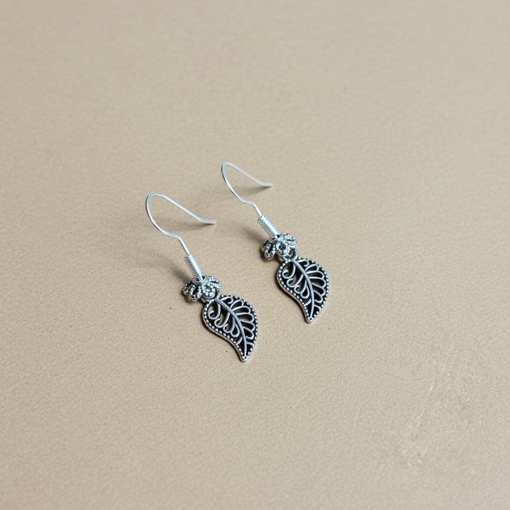 Moon Star Charm Drop Earrings