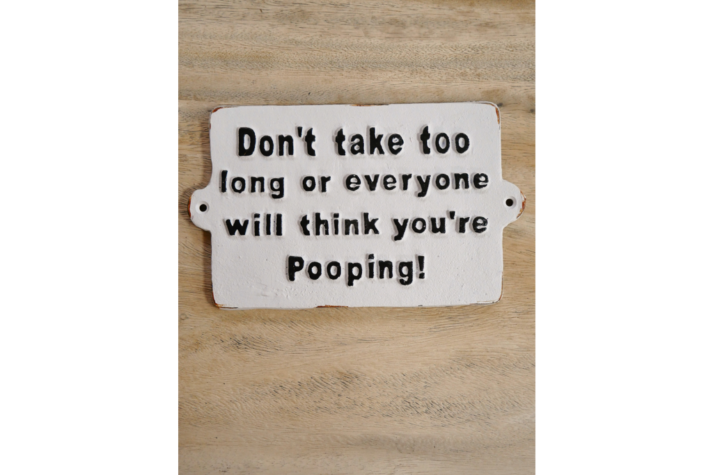 Sign (pooping)
