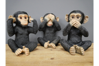 Set Of 3 Monkeys