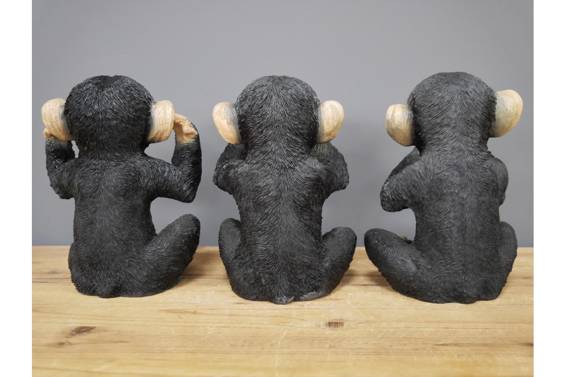 Set Of 3 Monkeys