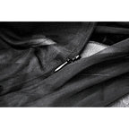 Dark in Love Seraphina Tiered Mesh & Ruffle Goth Layer Dress