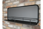 Industrial Shelf With Mirror