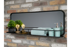 Industrial Shelf With Mirror