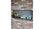 Industrial Shelf With Mirror