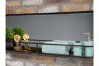 Industrial Shelf With Mirror