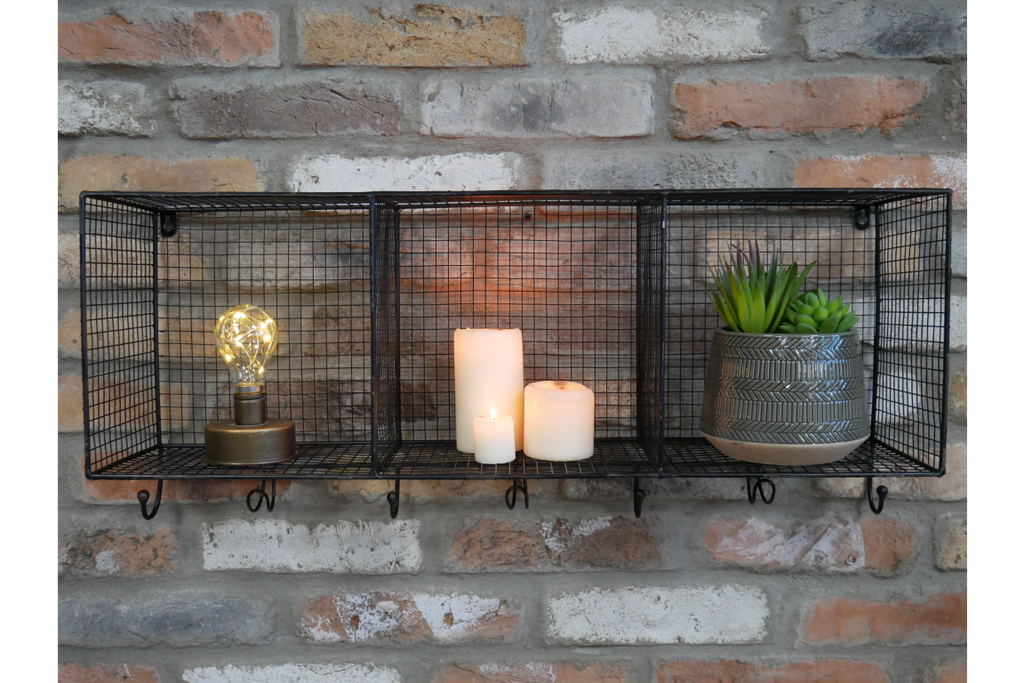 Shelf Unit With Hooks